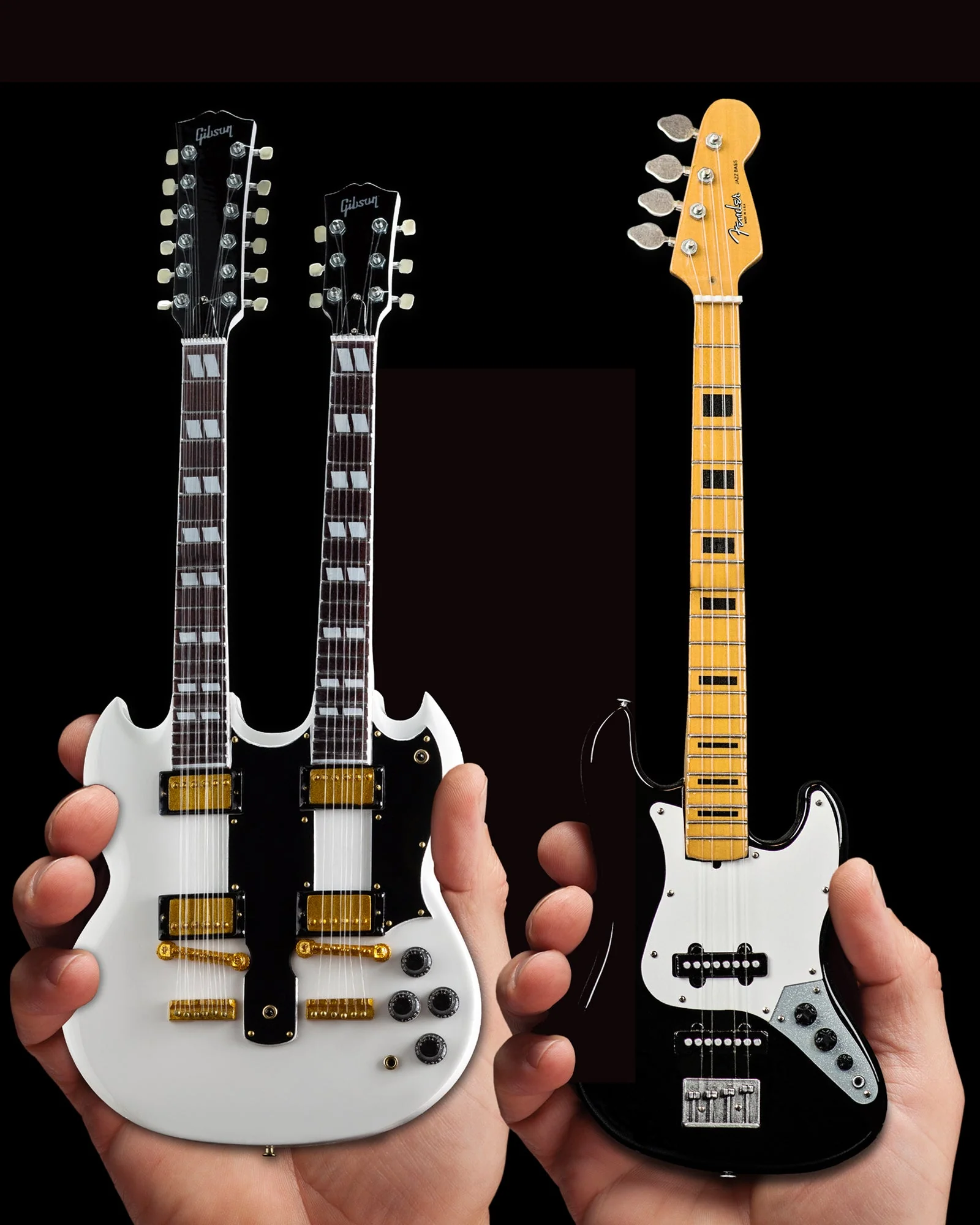 GIBSON - EDS-1275 DOUBLENECK & JAZZ BASS™ - SET OF 2 MINI GUITARS