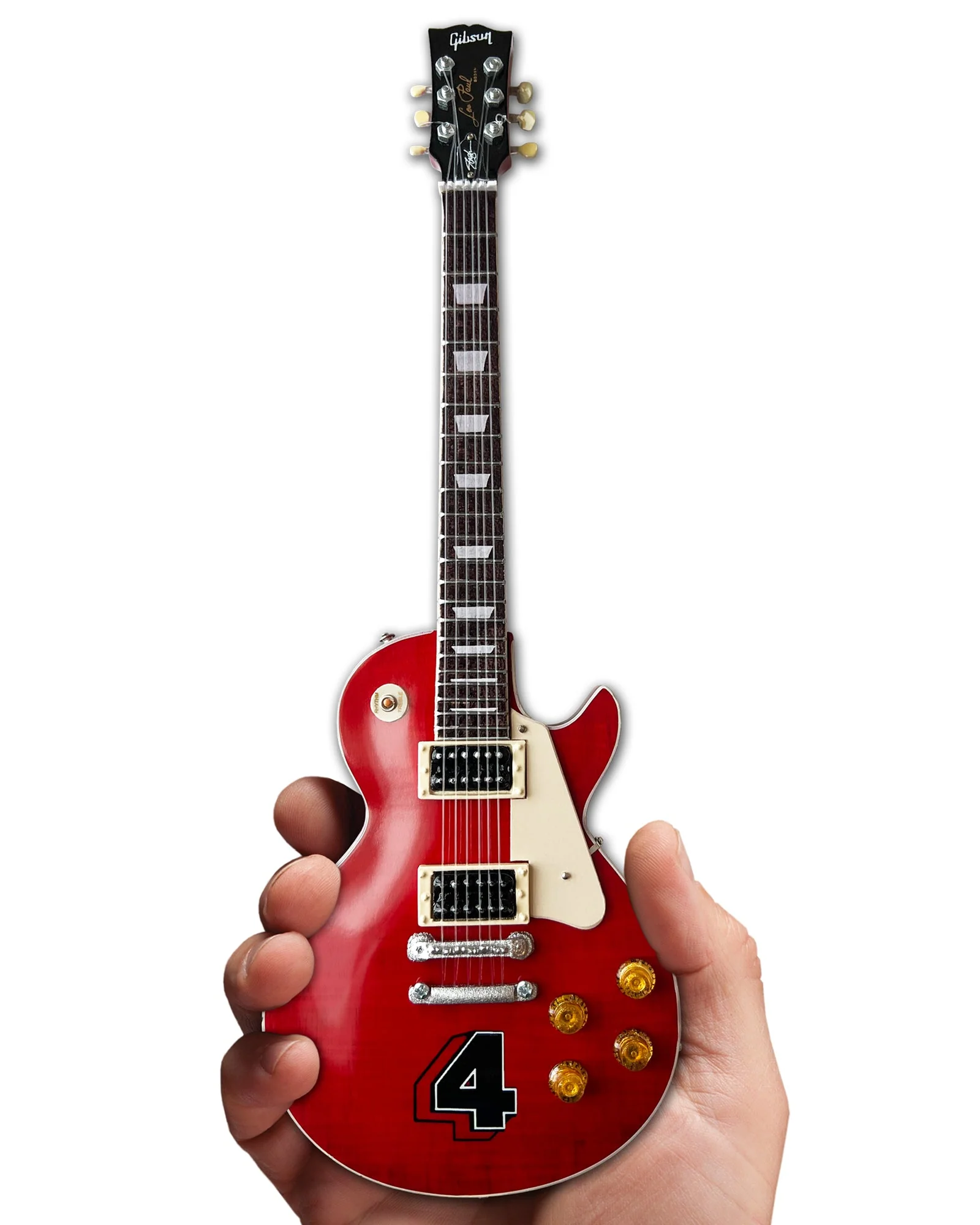SLASH - GIBSON LES PAUL STANDARD TRANSLUCENT CHERRY 4 ALBUM - MINI GUITAR - Image 2