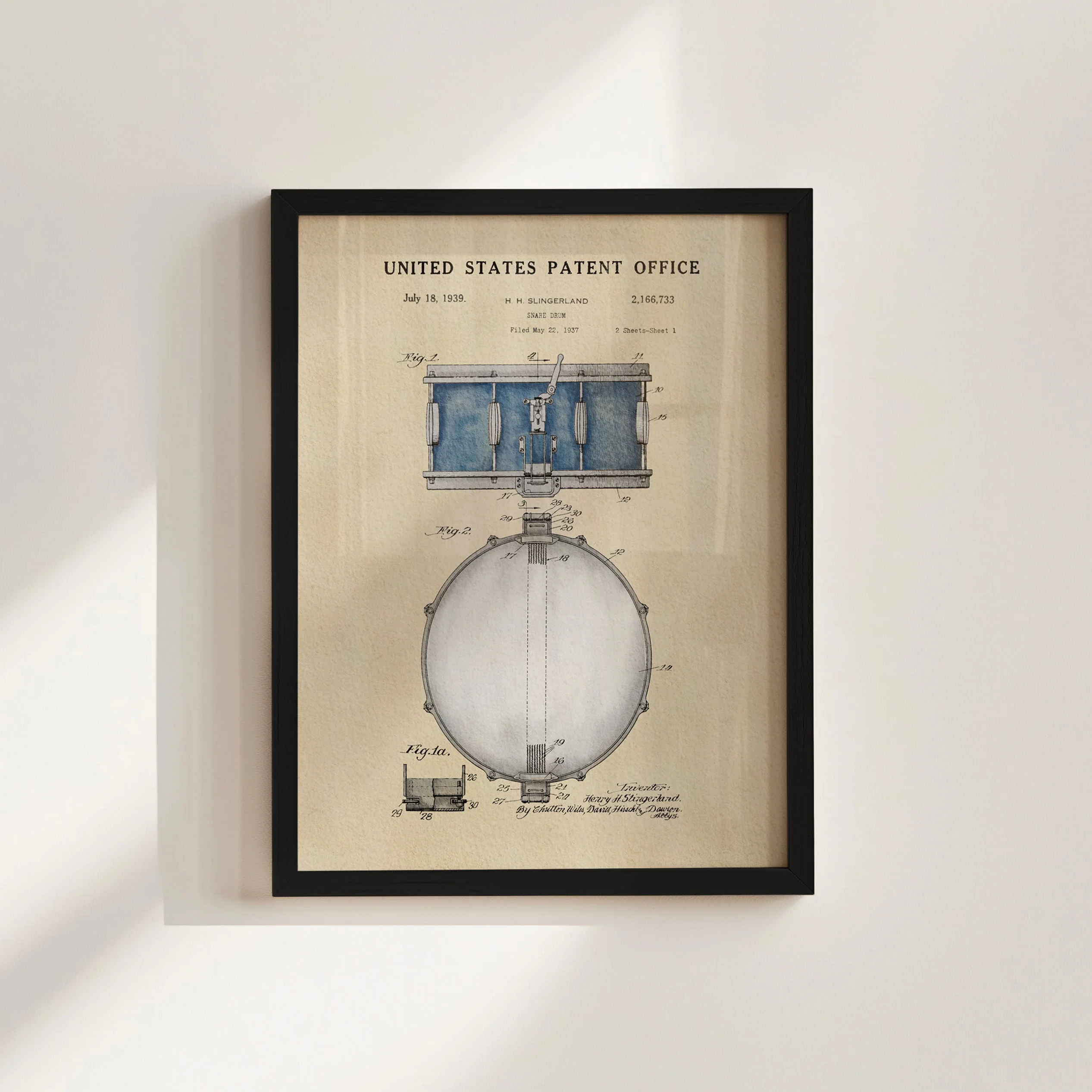 TIMELESS PATENTS - SNARE DRUM PRINT - Image 2