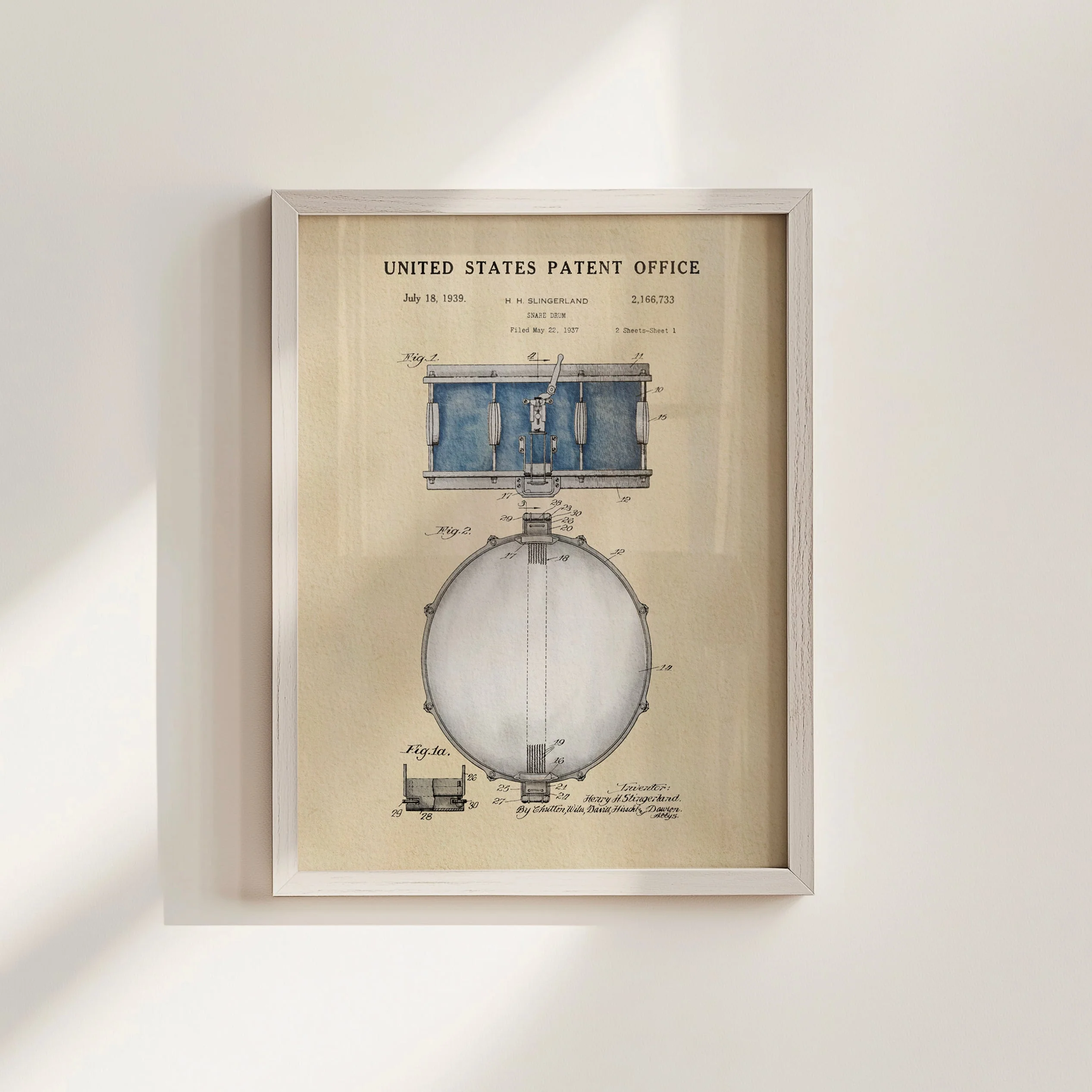 TIMELESS PATENTS - SNARE DRUM PRINT - Image 5