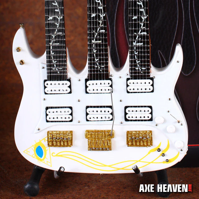 STEVE VAI - SIGNATURE JEM TRIPLE-NECK - MINI GUITAR - Image 2