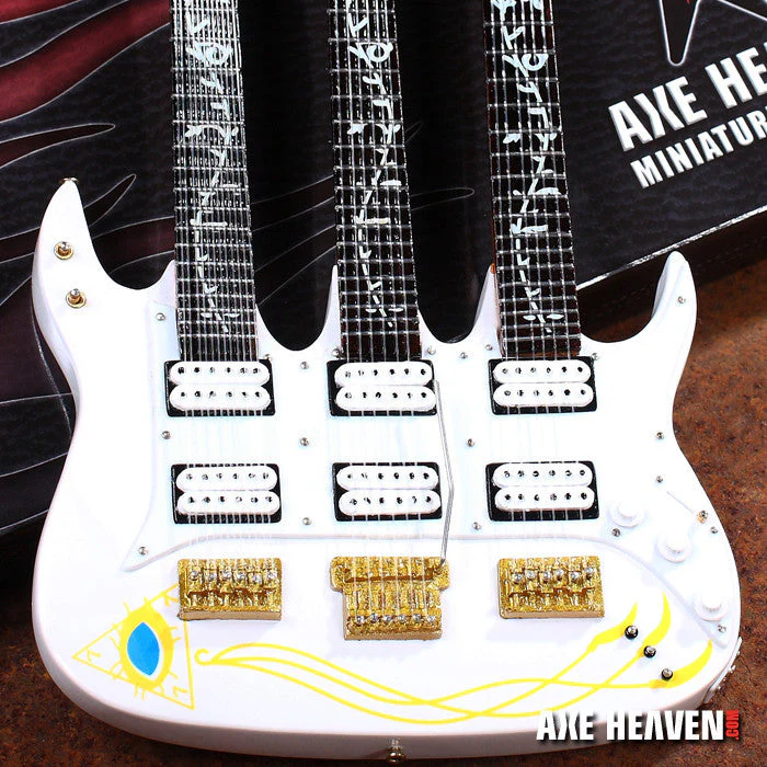 STEVE VAI - SIGNATURE JEM TRIPLE-NECK - MINI GUITAR - Image 4