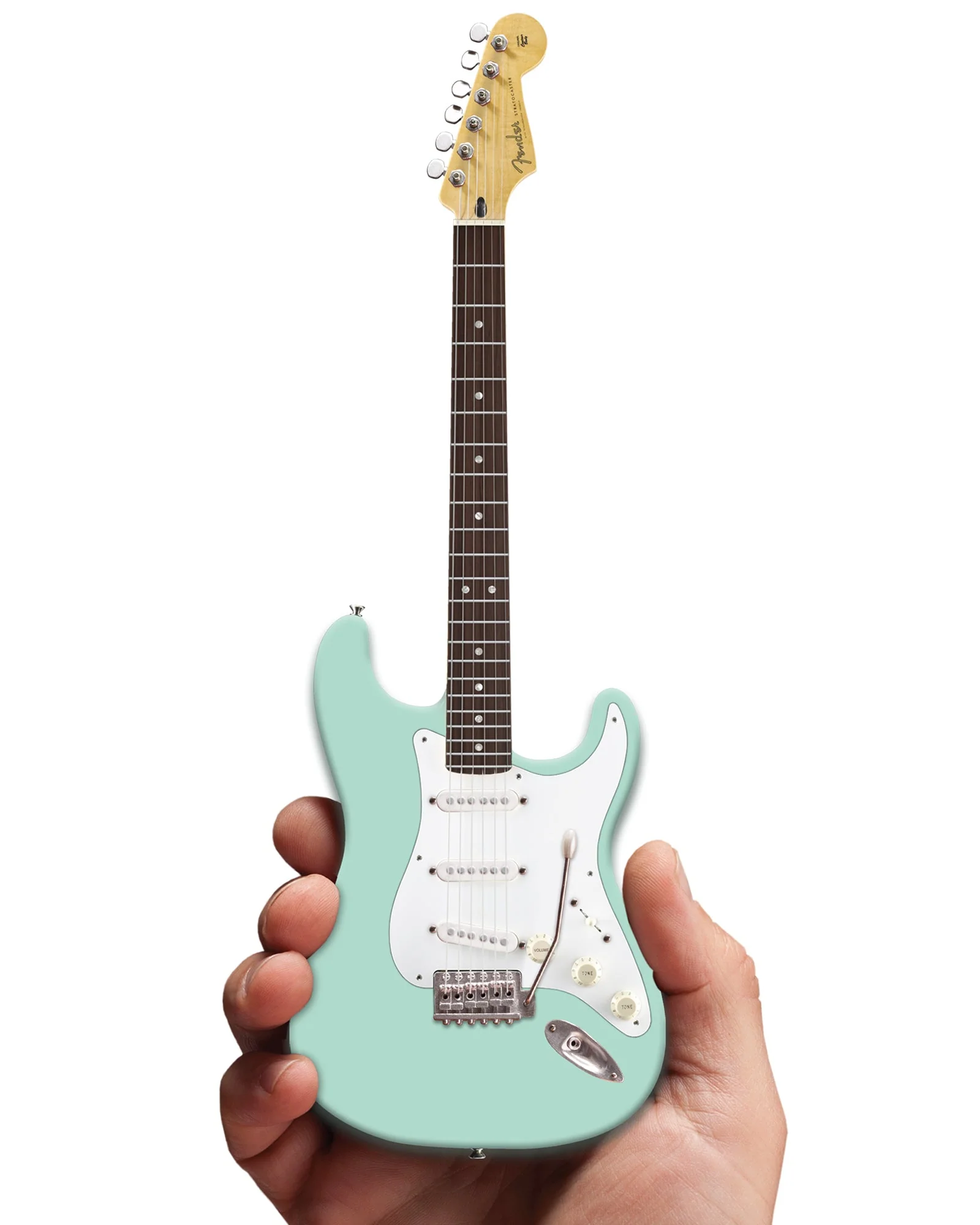 FENDER™ STRAT™ SURF GREEN MINI GUITAR - Image 3