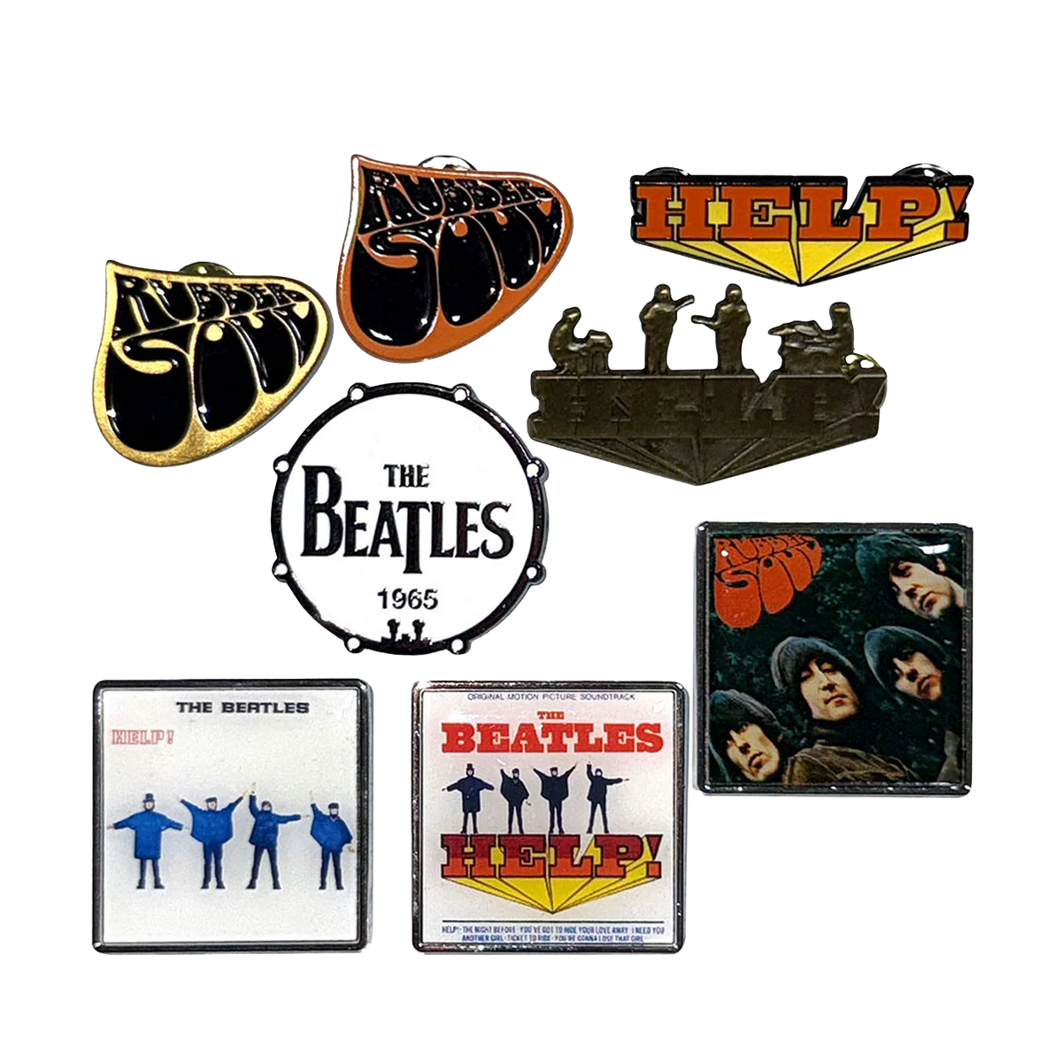 THE BEATLES - PIN BADGE SET - Image 2