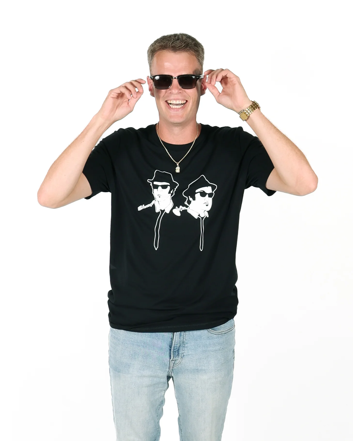 THE BLUES BROTHERS - SKETCH UNISEX T-SHIRT - Image 3