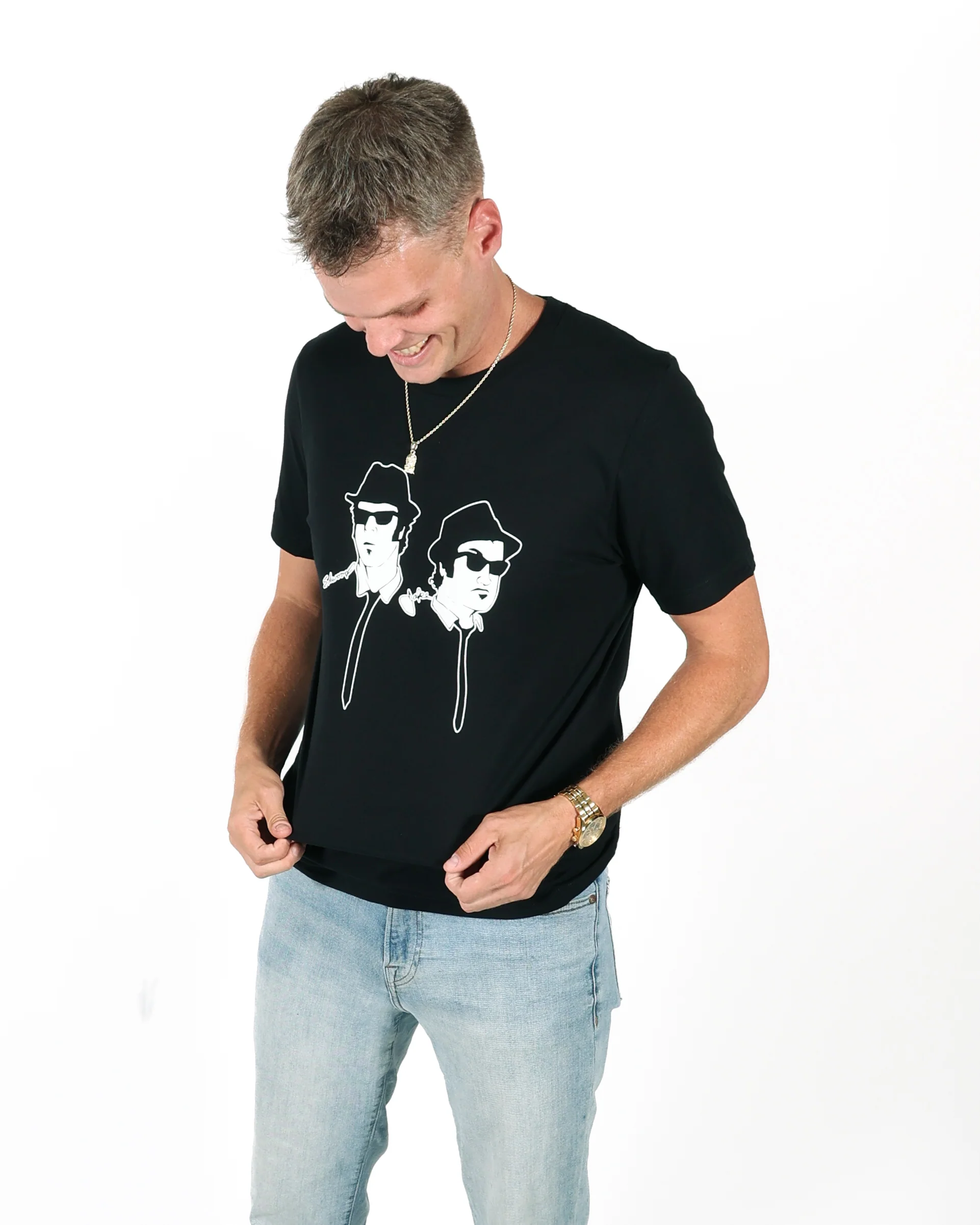 THE BLUES BROTHERS - SKETCH UNISEX T-SHIRT - Image 4