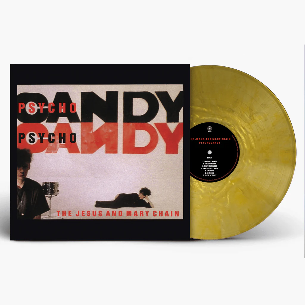 THE JESUS AND MARY CHAIN - PSYCHOCANDY - INDIE EXCLUSIVE - 40TH ANNIVERSARY EDITION - GOLD COLOR - VINYL LP