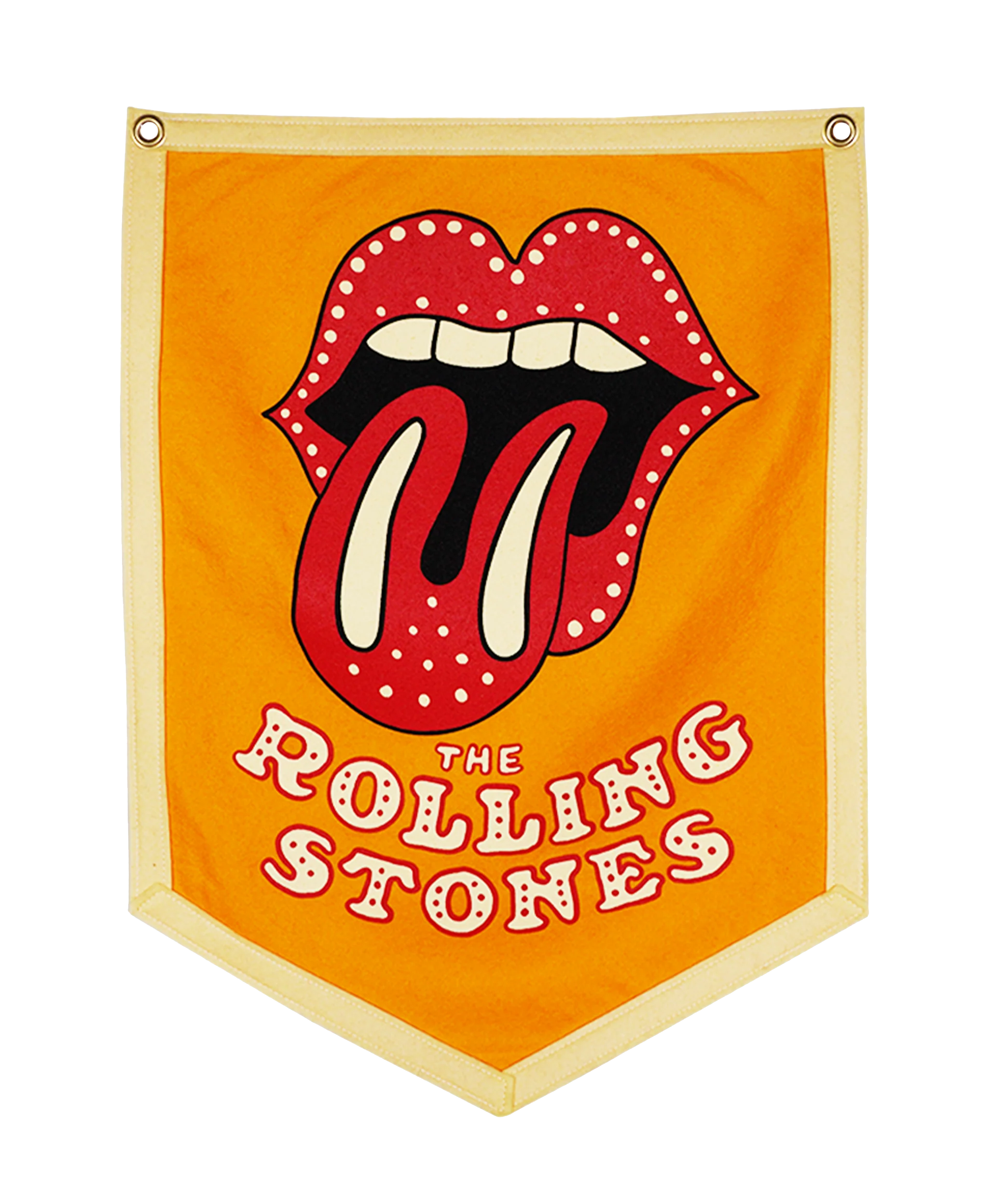 THE ROLLING STONES x OXFORD PENNANT - CAMP FLAG