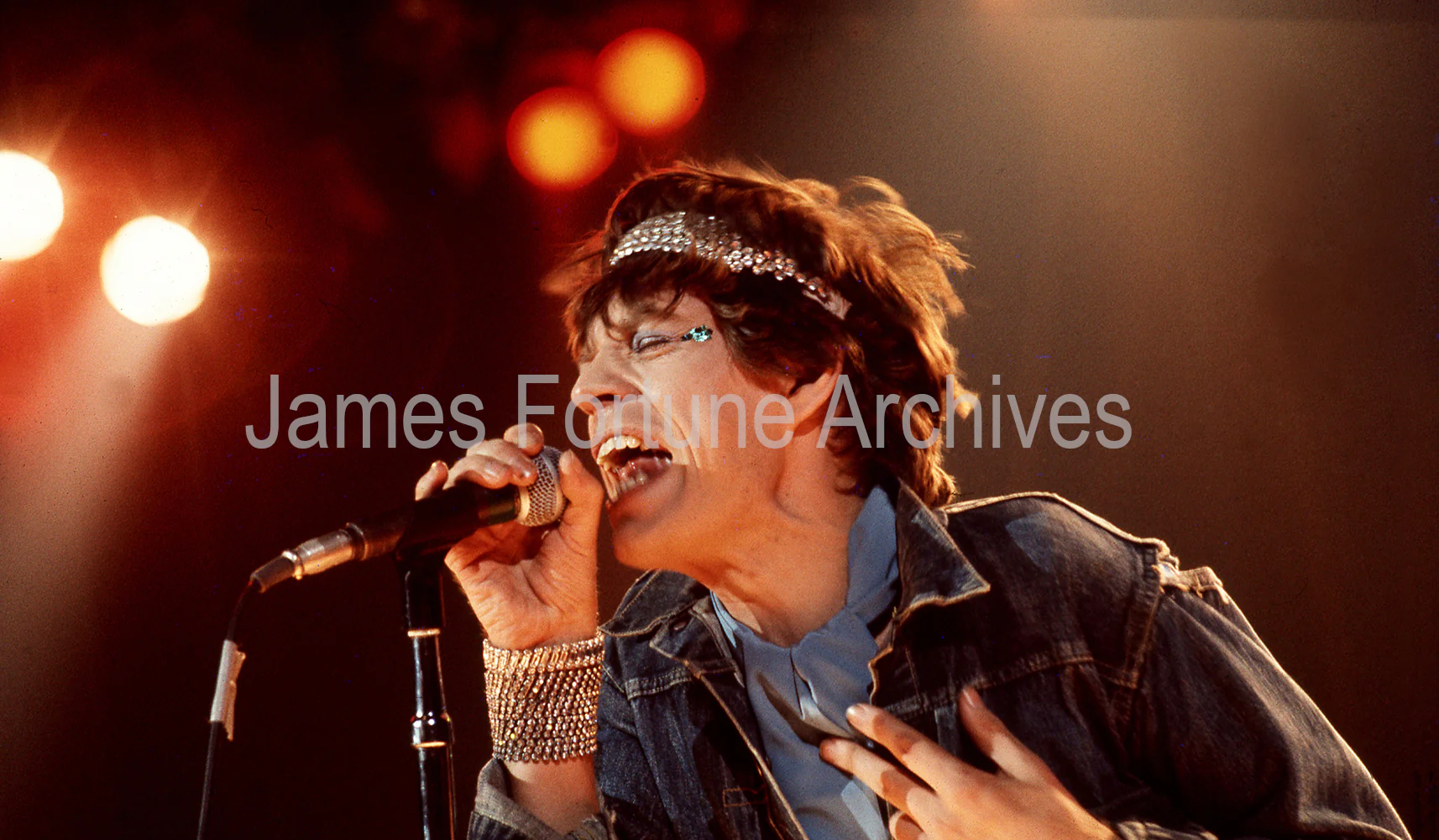 THE ROLLING STONES – MIC MICK JAGGER - THE LOS ANGELES FORUM – 1973