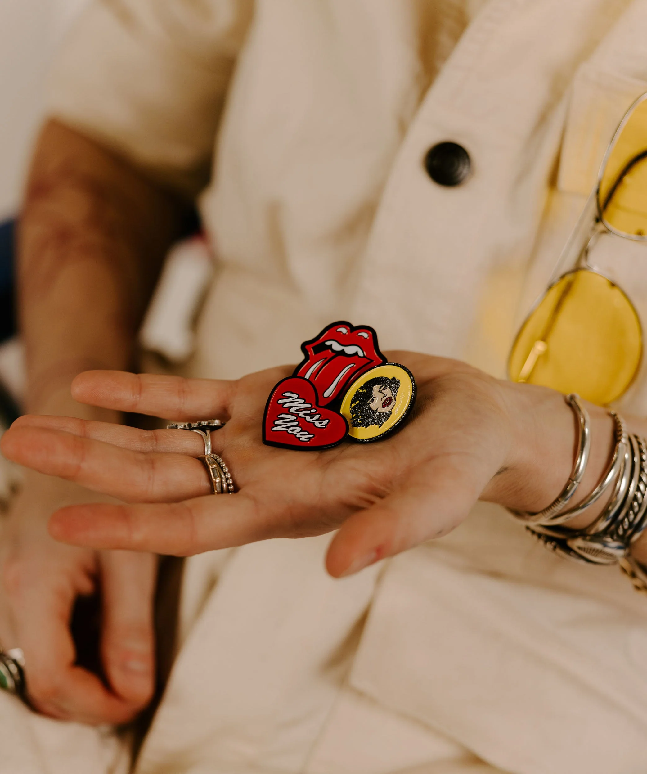 THE ROLLING STONES x OXFORD PENNANT - STONES PIN PACK - Image 2