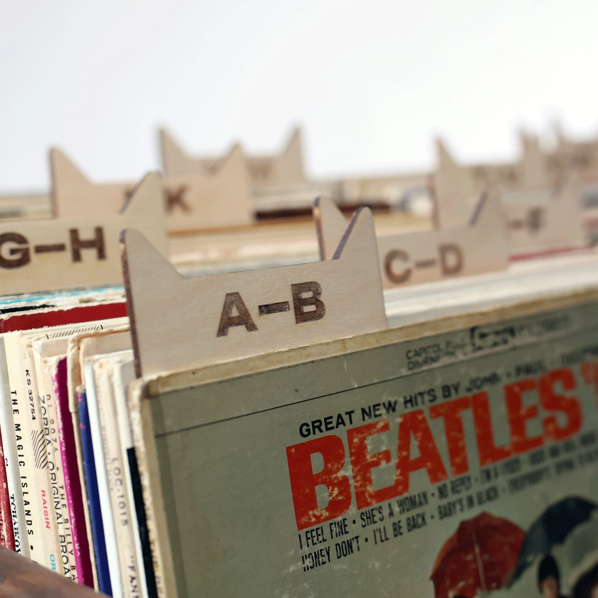 WICKERWOODWORKS - THE VINYL RECORD DIVIDERS