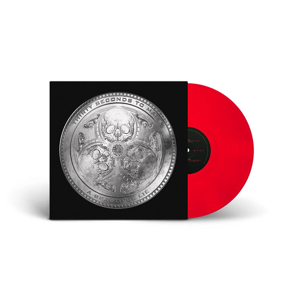 THIRTY SECONDS TO MARS - A BEAUTIFUL LIE - 20TH ANNIVERSARY EDITION - RED COLOR - VINYL LP
