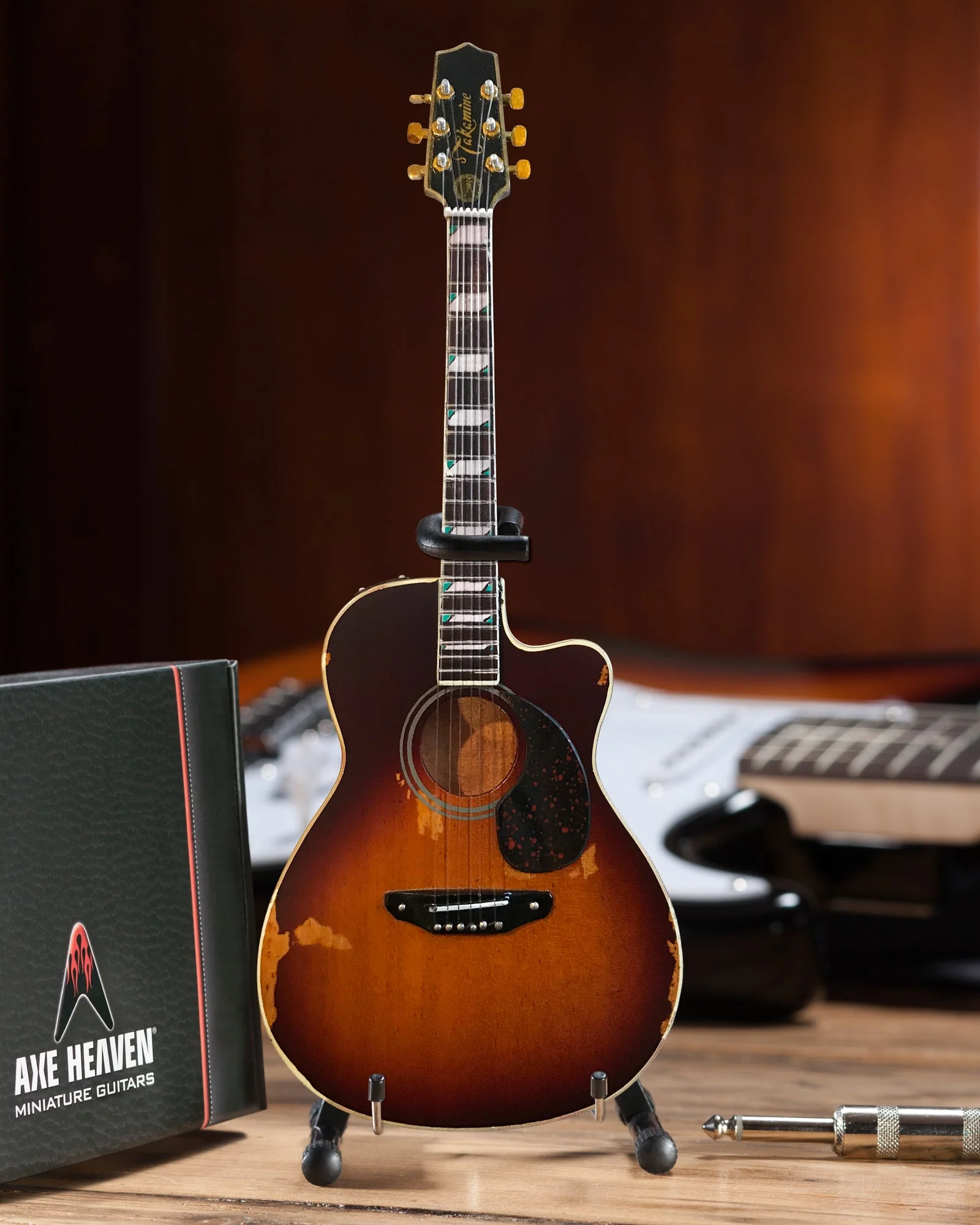 TOBY KEITH - SIGNATURE SUNBURST - MINI ACOUSTIC GUITAR