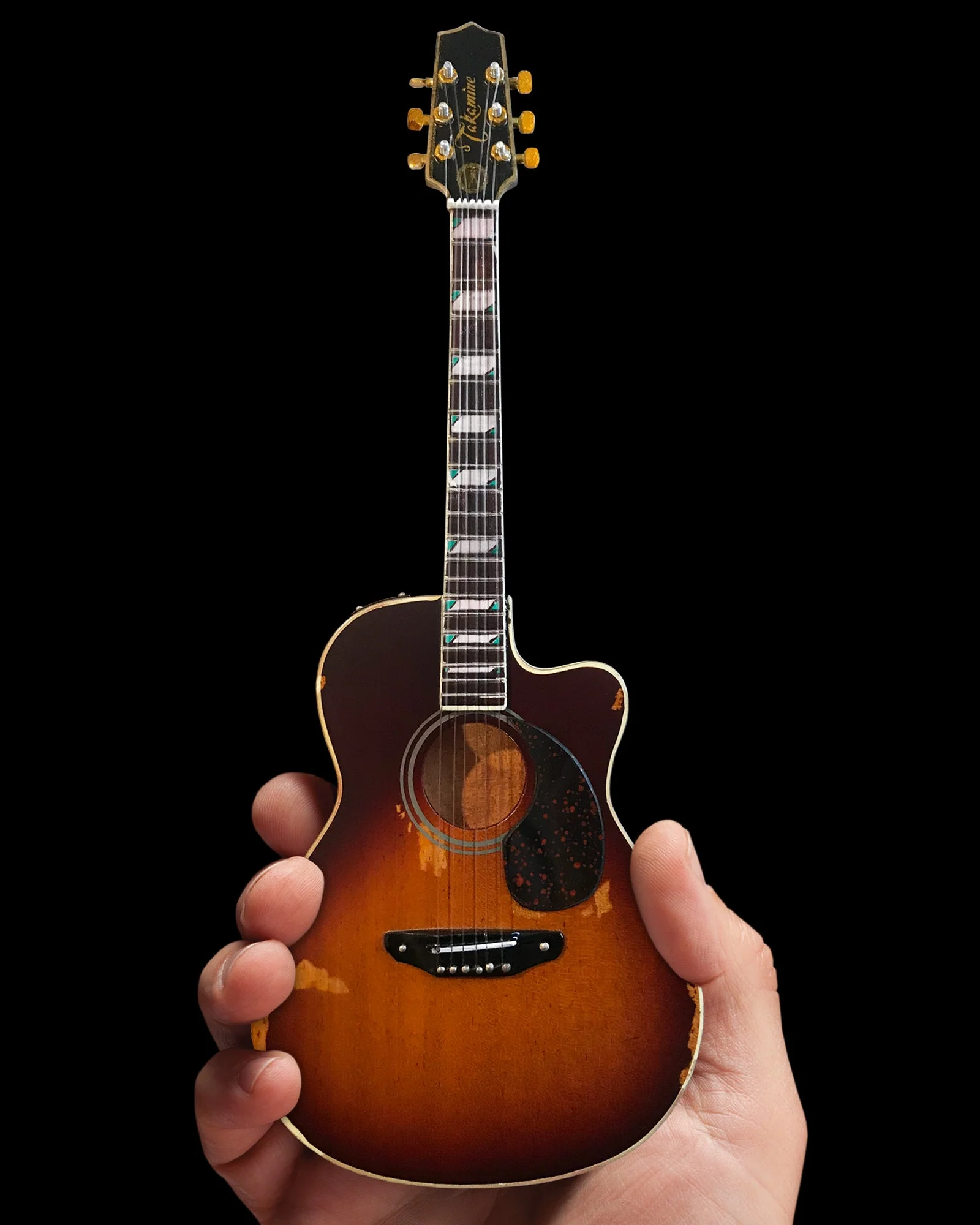 TOBY KEITH - SIGNATURE SUNBURST - MINI ACOUSTIC GUITAR - Image 3