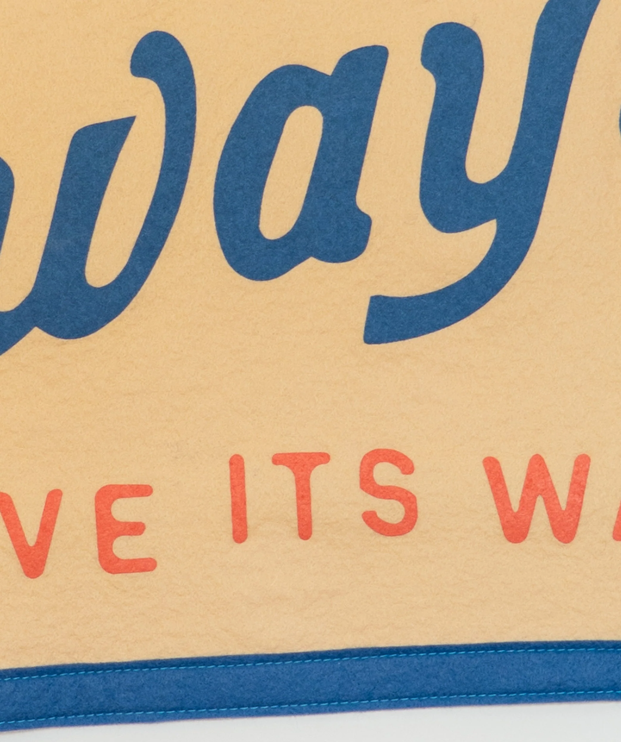 JOHN PRINE x OXFORD PENNANT - TRUE LOVE WILL ALWAYS HAVE ITS WAY CAMP FLAG - Image 3