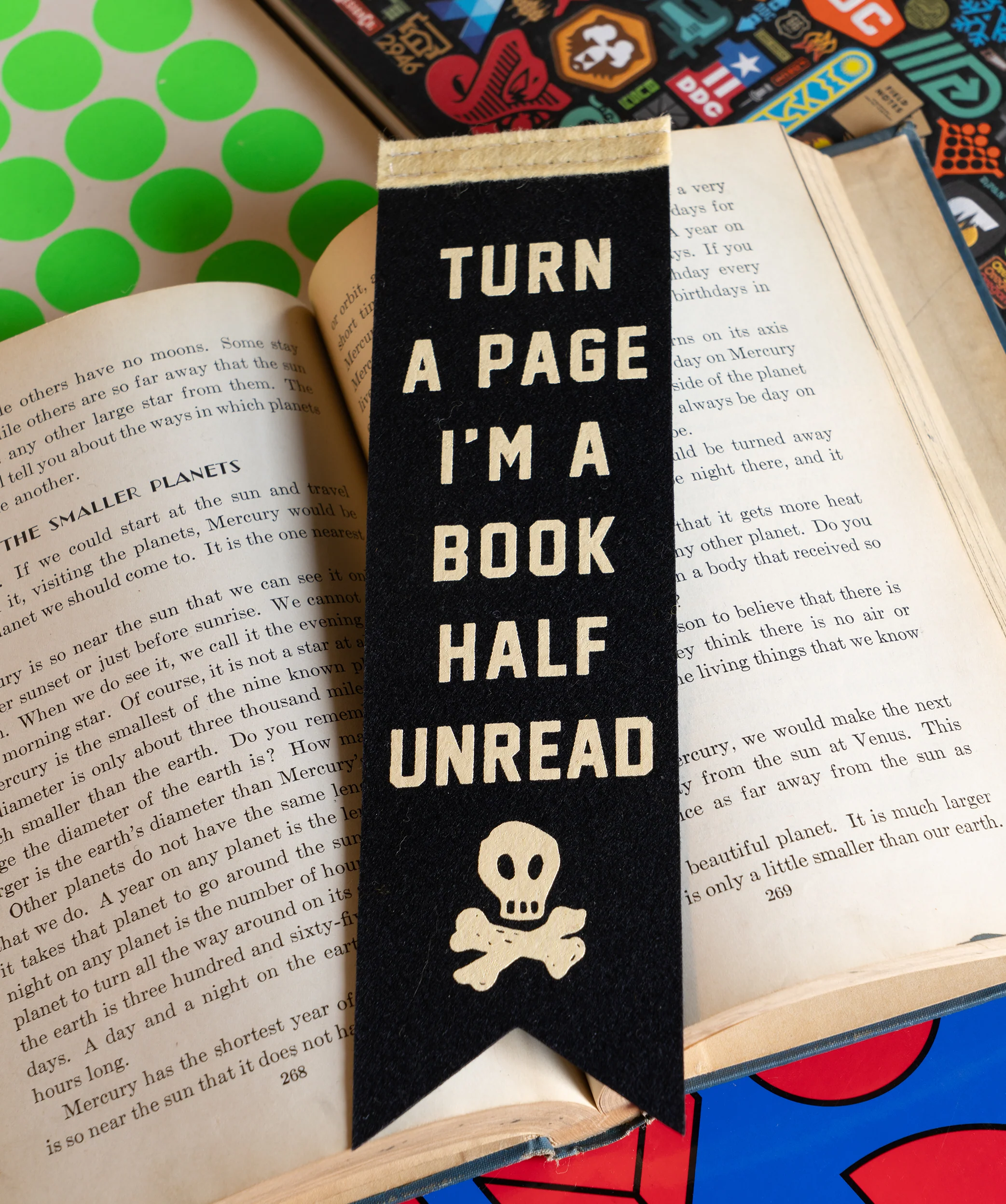 ALL TIME LOW x OXFORD PENNANT - TURN A PAGE BOOKMARK - Image 2