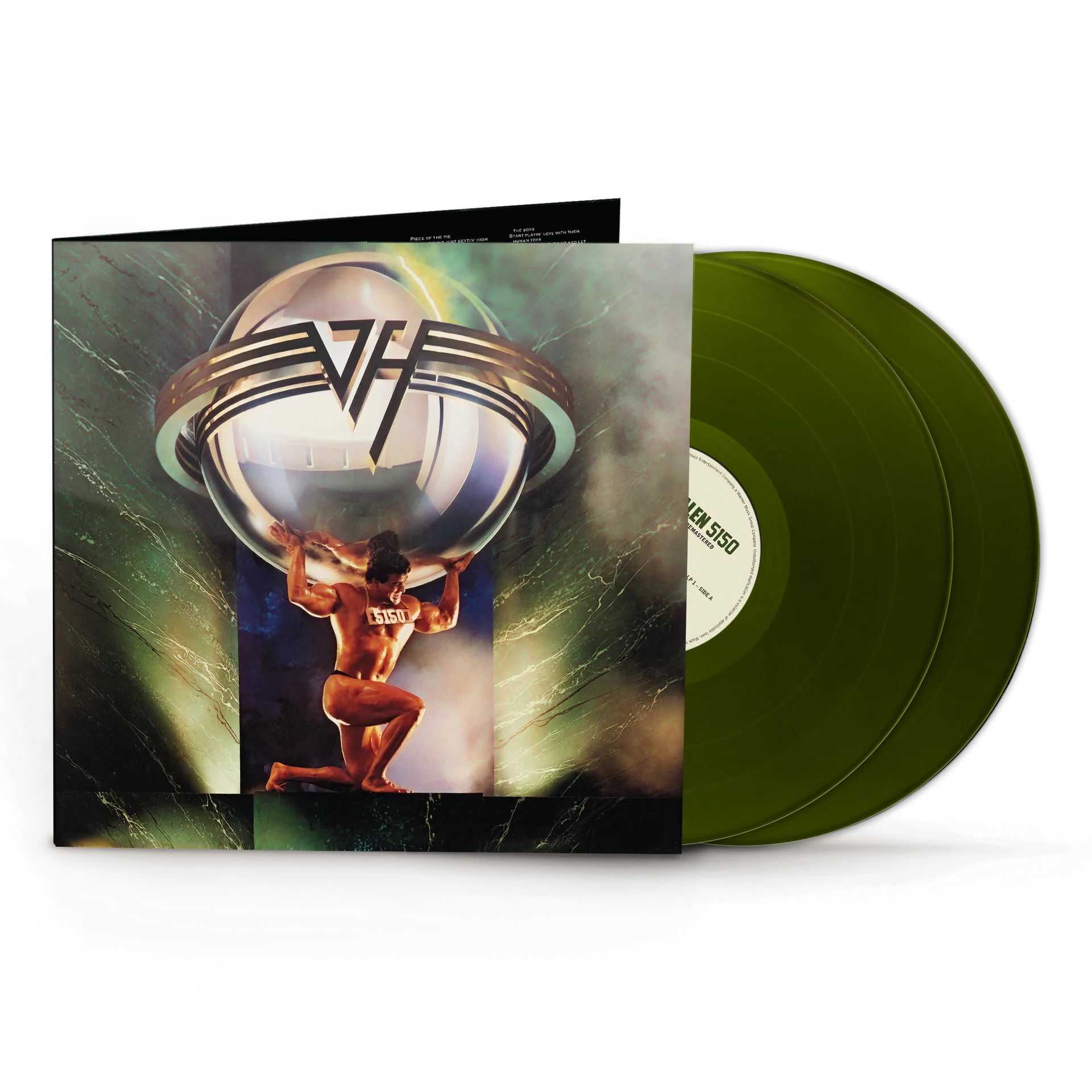 VAN HALEN - 5150 - INDIE EXCLUSIVE 40TH ANNIVERSARY EDITION - GREEN COLOR - 2-LP - VINYL LP
