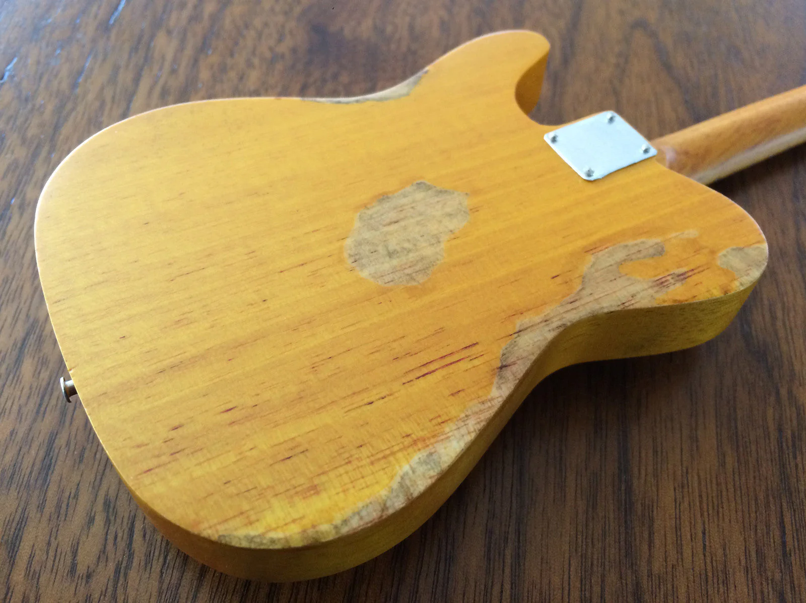 FENDER™ - TELE™ VINTAGE BLONDE - MINI GUITAR - Image 3