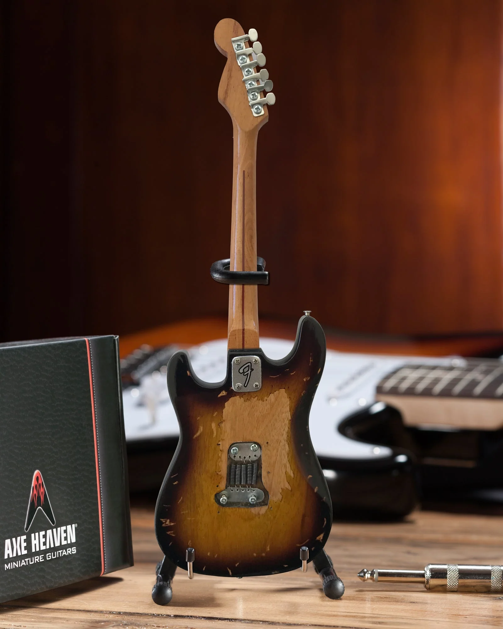 FENDER™ STRAT™ - SIGNATURE VINTAGE DISTRESSED - MINI GUITAR - Image 2