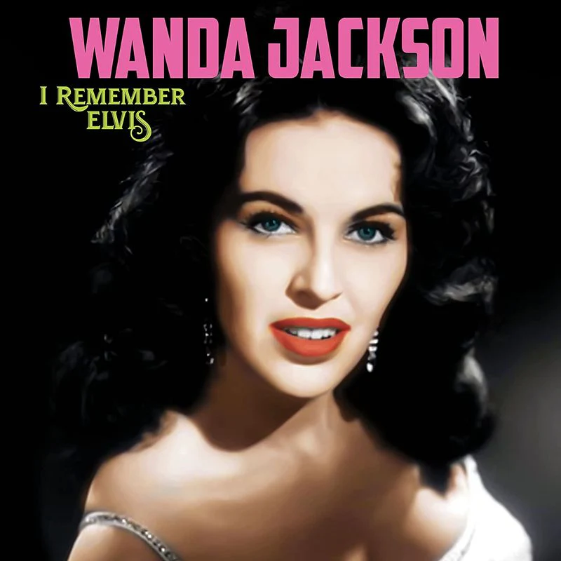 WANDA JACKSON - I REMEMBER ELVIS - PINK COLOR - VINYL LP