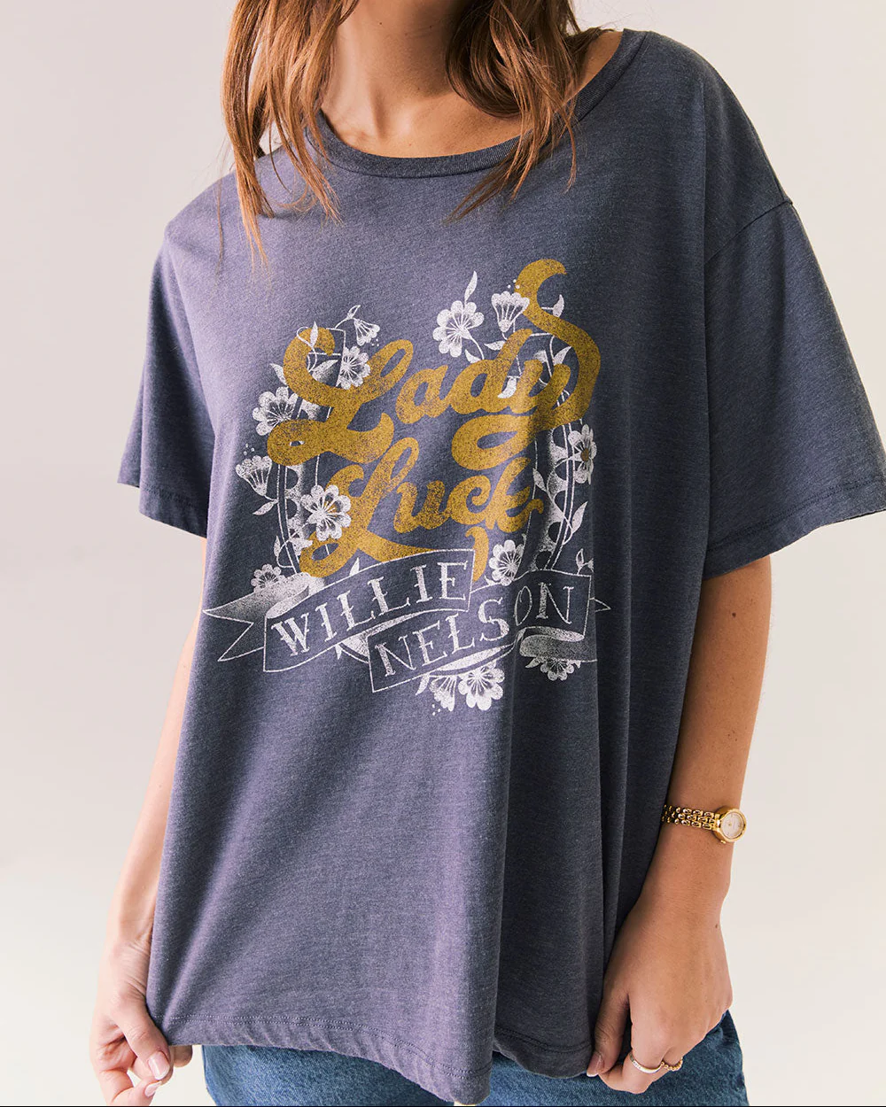 WILLIE NELSON - LADY LUCK VINTAGE T-SHIRT - Image 2