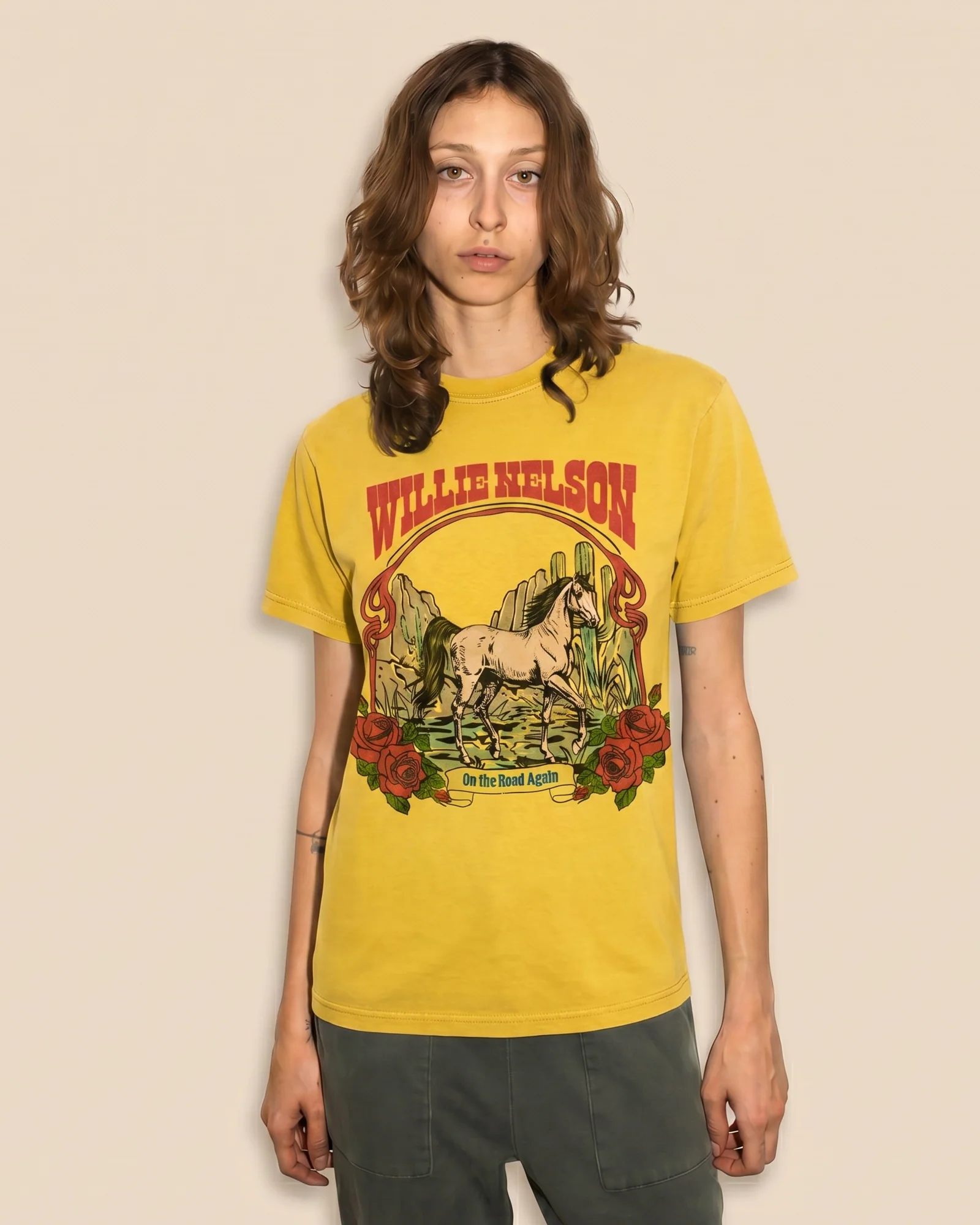 WILLIE NELSON - TOBACCO LEAF TEE - Image 3