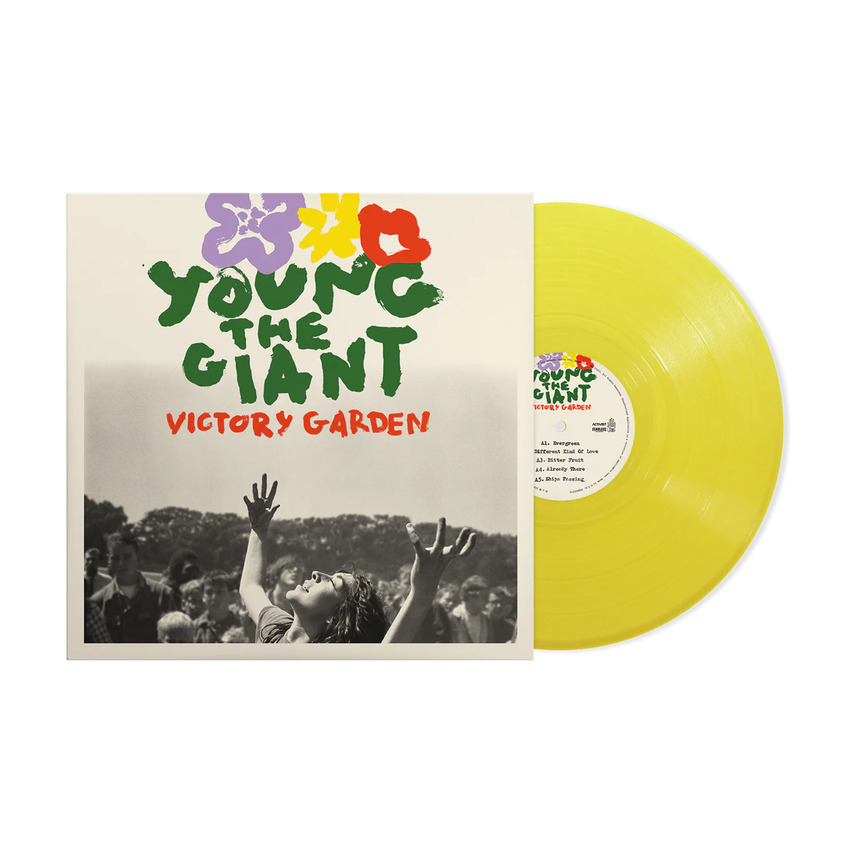 YOUNG THE GIANT - VICTORY GARDEN - INDIE EXCLUSIVE - YELLOW COLOR - VINYL LP