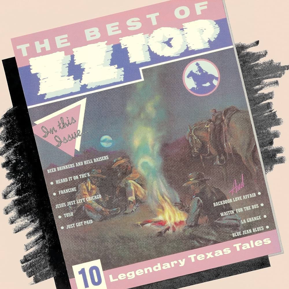 ZZ TOP - THE BEST OF ZZ TOP - TRANSLUCENT BLUE COLOR - VINYL LP - Image 2